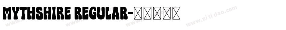 Mythshire Regular字体转换